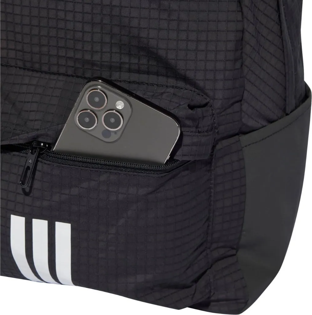 Sac à dos Adidas Essentials 3-Stripes Noir en Polyester Recyclé 22L