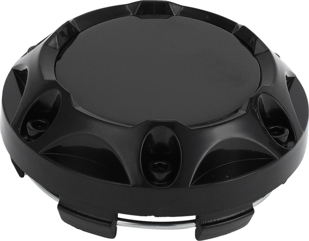 1 Stk. Radnabenkappen Radkappen Felgenzentrumskappen OD: 68mm/2,68" Universal Kunststoff Schwarz für Honda für BMW mit schwarzem Aufkleber