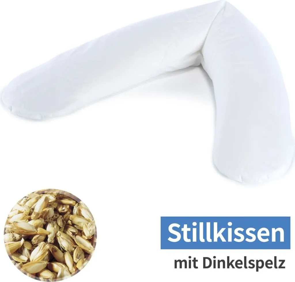 Coussin de maternité Theraline Original naturel en épeautre 190 cm