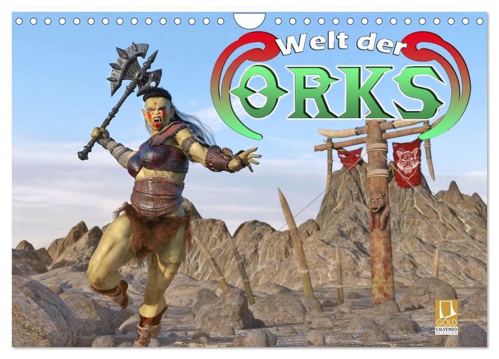 Welt der Orks (Wandkalender 2027 DIN A4 quer), CALVENDO Monatskalender