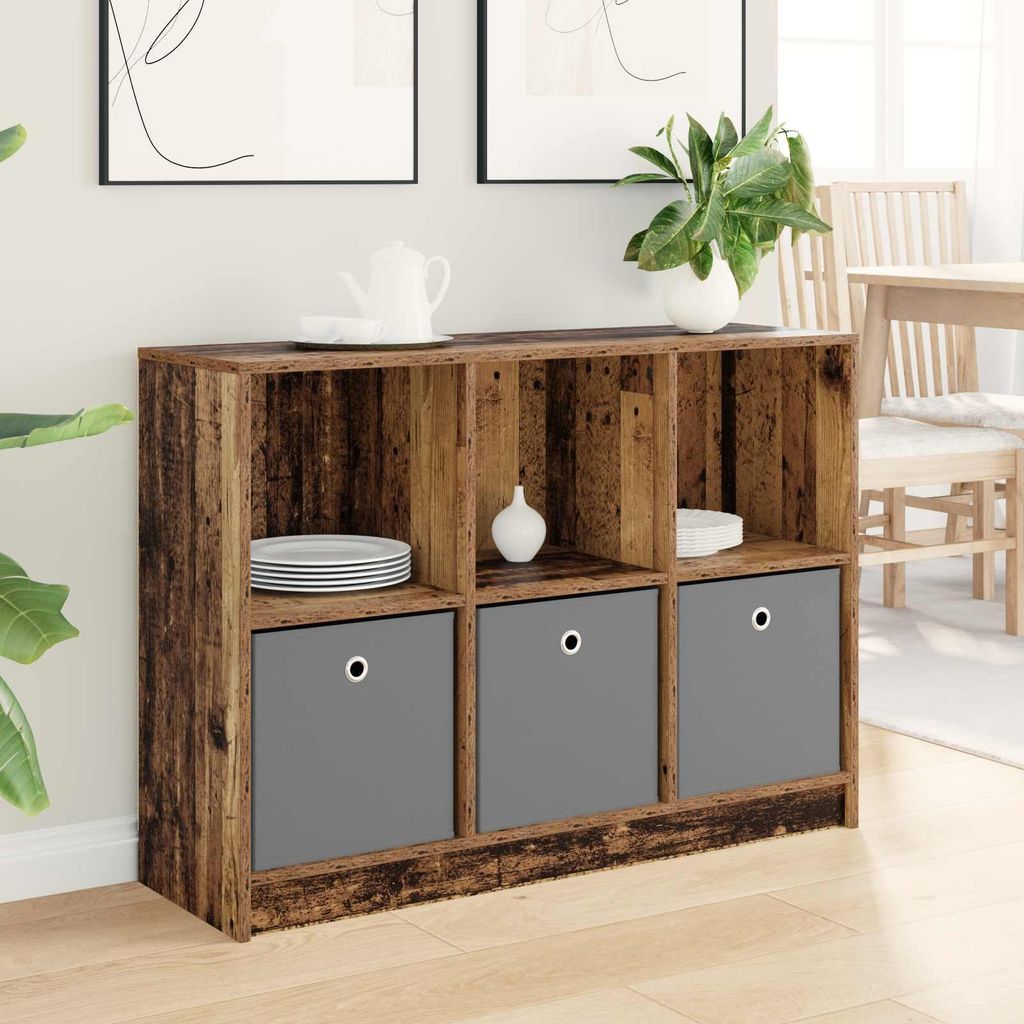 Sideboard mit Schubladen Altholz 102 x 32 x 73,5 cm - Kommoden DE1561