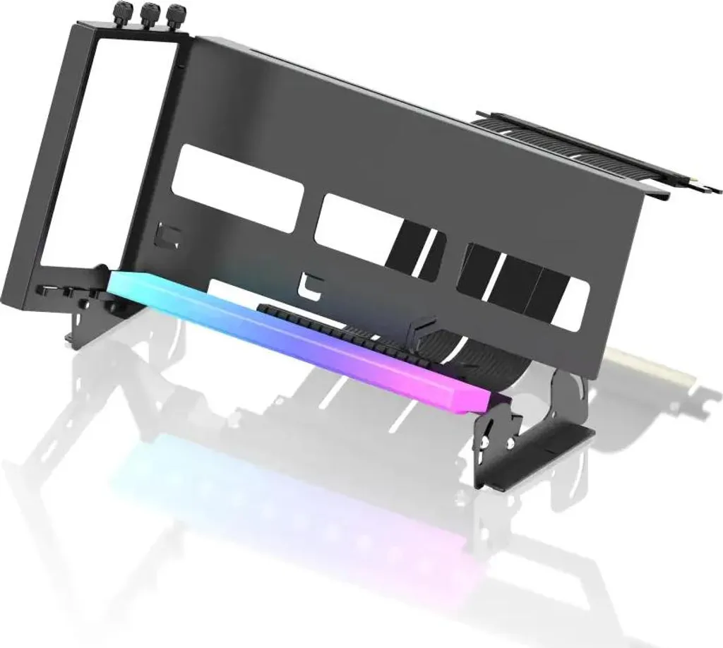 Support Vertical pour Carte Graphique Inclinaison 45° PCIe 4.0 ARGB