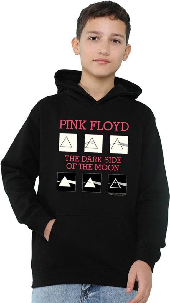 Pink Floyd - "The Dark Side Of The Moon" Kapuzenpullover für Kinder TV22053 (152-158) (Schwarz)