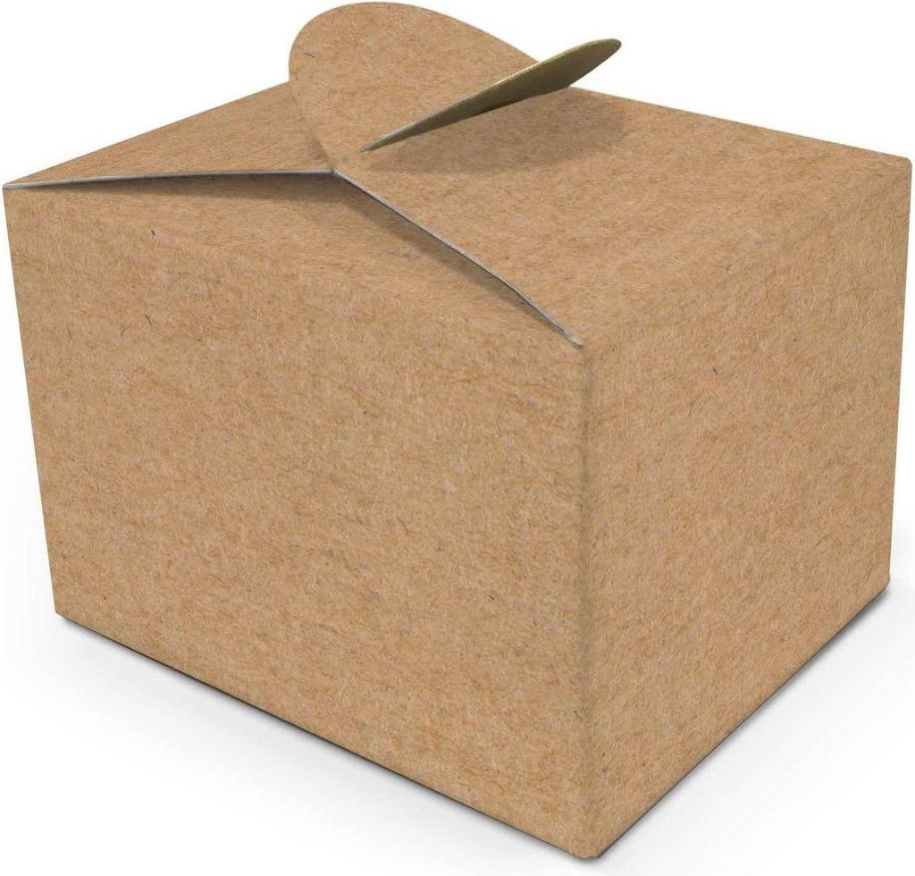 50 braune Kraftpapier Geschenkschachteln Geschenkbox Mini Geschenkkarton Gastgeschenk Verpackung Hochzeit Vintage give-away Tischdeko