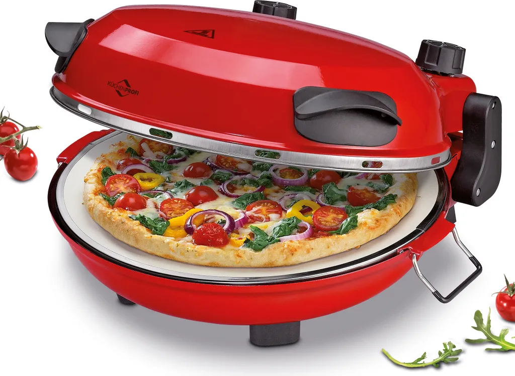 KÜCHENPROFI Pizza Maker NAPOLI - Four à Pizza Électrique Professionnel