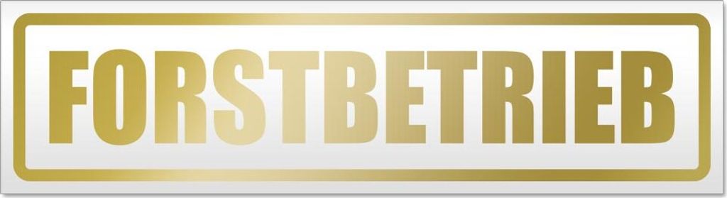 Forstbetrieb Magnetschild Schild magnetisch