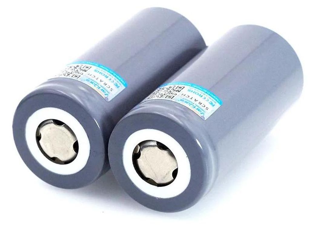 LiFePO4 Akku 3,2V 32700 - Wiederaufladbarer Hochleistungsakku - 6500mAh - 35A Dauerentladung 55A Spitze - Für Elektrowerkzeuge - 2er Pack