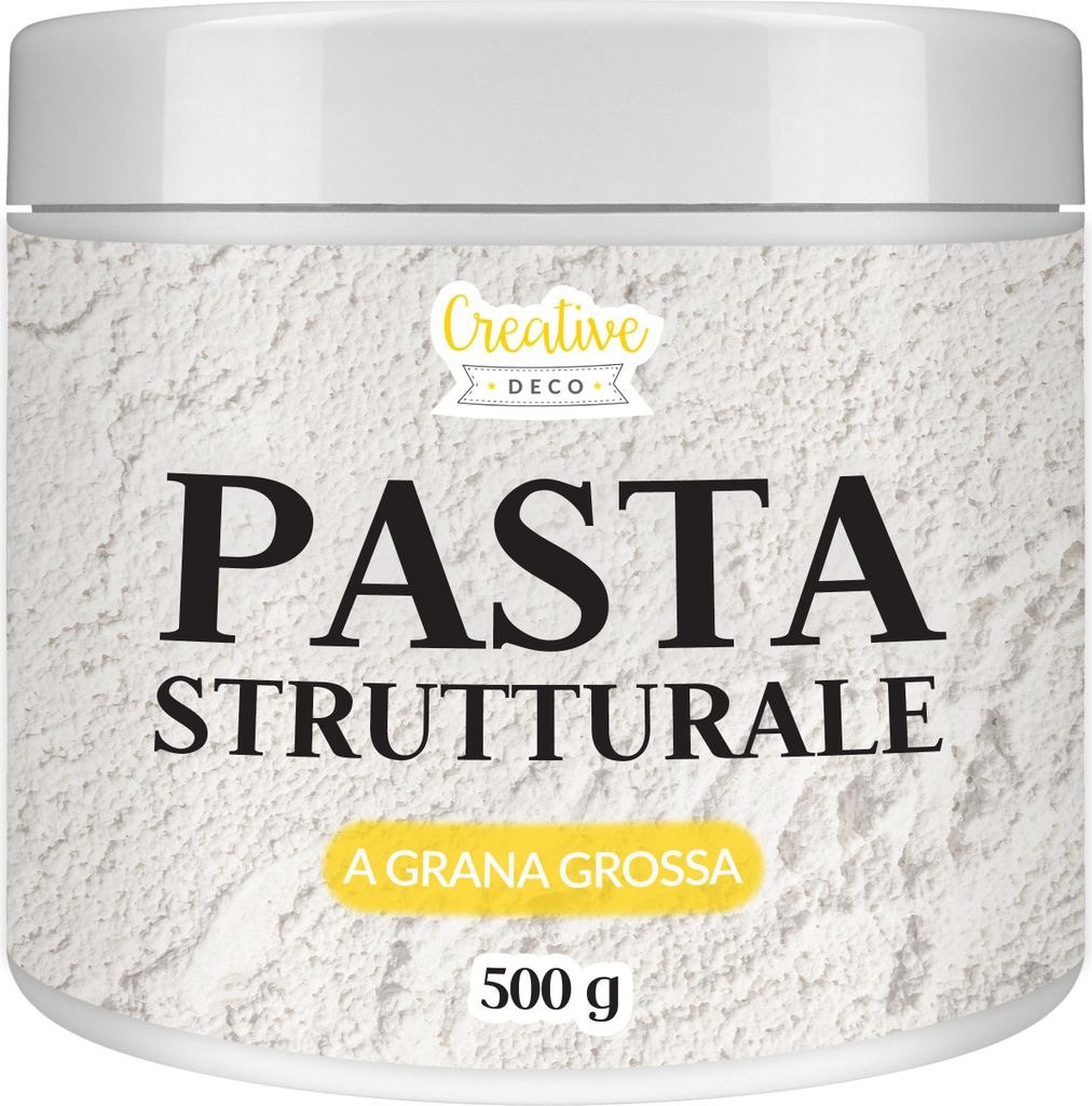 Creative Deco Pasta Strutturale Liscia 500g Massa Bianca Immagine del prodotto 