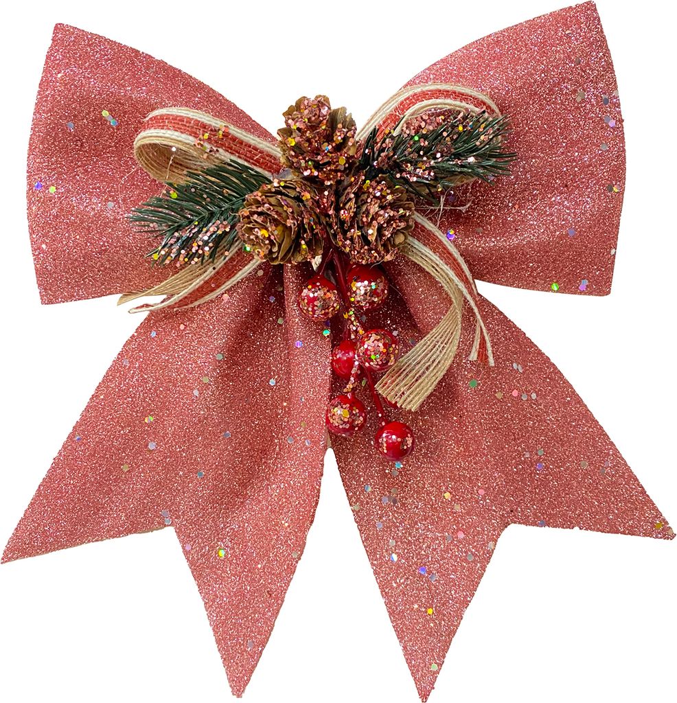 Hängende Dekoration charmant einfach hängende EPE -Weihnachtsbiege -Krawattenanhänger für Party-Rosa