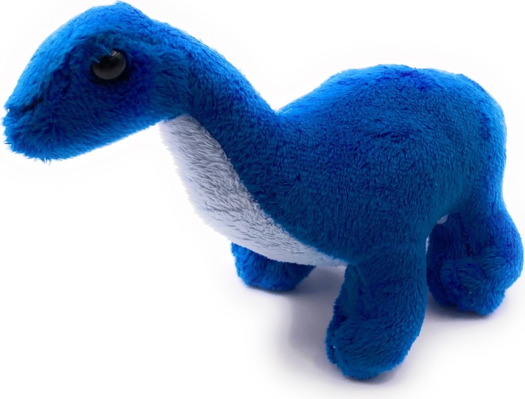Onwomania Plüschtier Stofftier Kuscheltier Riesenechse Dinosaurier Urzeittier Dino Brachiosaurus blau Blau