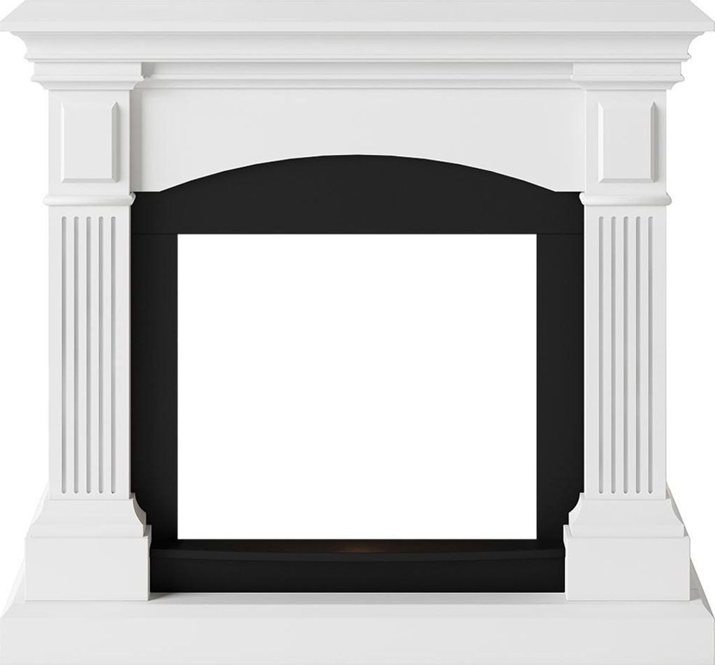 Habillage de cheminée pour Powerflame modèle Magna – Blanc Image du produit 
