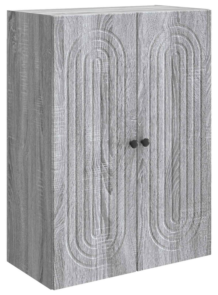 vidaXL Wandschrank Grau Sonoma 66 x 34,5 x 90 cm Holzwerkstoff