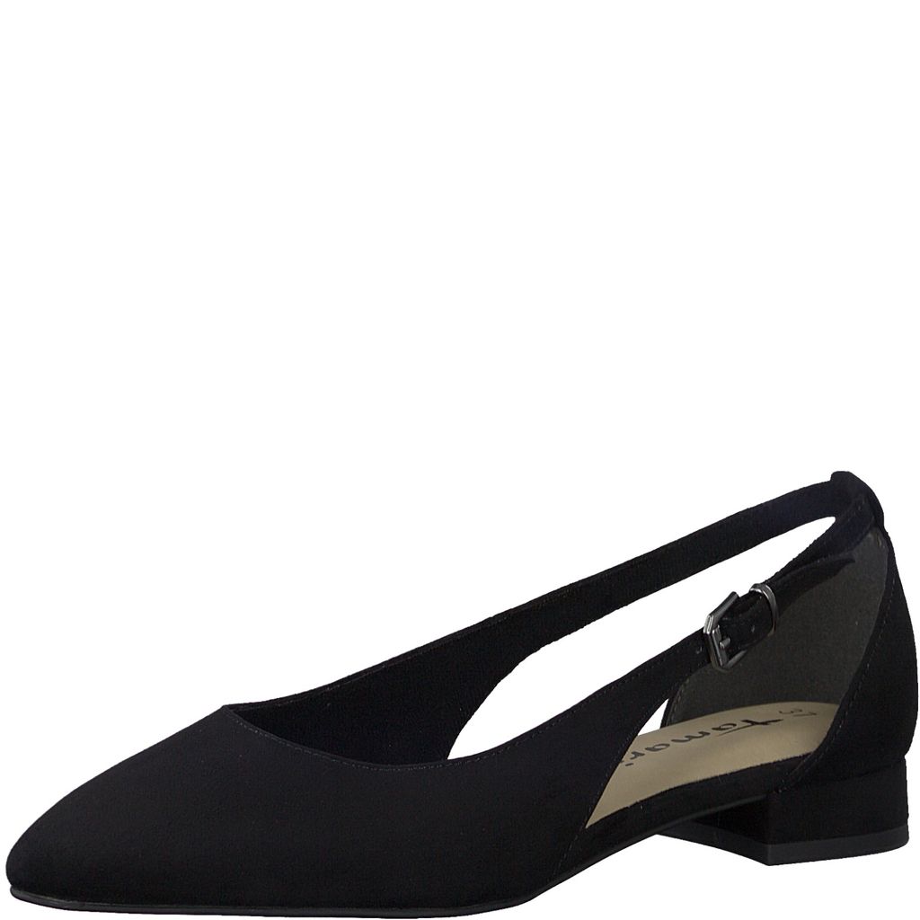 Tamaris 1-22112-24 Damen Schuhe Slipper Ballerinas, Größe:37 EU, Farbe:Schwarz