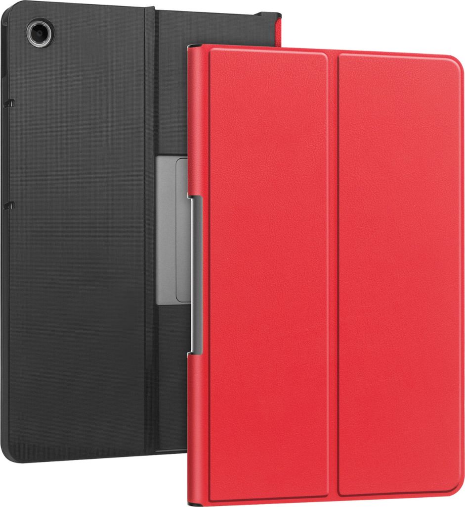 Hoozey - Tablet hoes geschikt voor Lenovo Tab Plus 2024 - 11.5 inch - Book Case - Met Stand - Rood