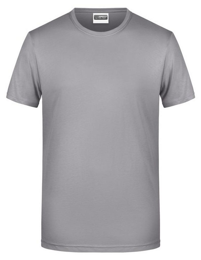 James and Nicholson - "Basic" T-Shirt für Herren LT2608 (3XL) (Stahlgrau)