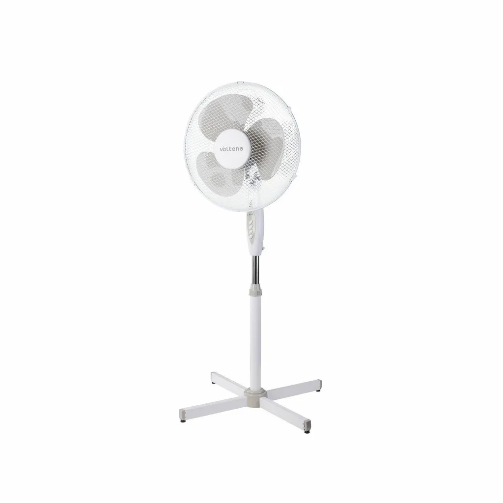 Fini la chaleur avec le ventilateur de sol Volteno blanc haute efficacité