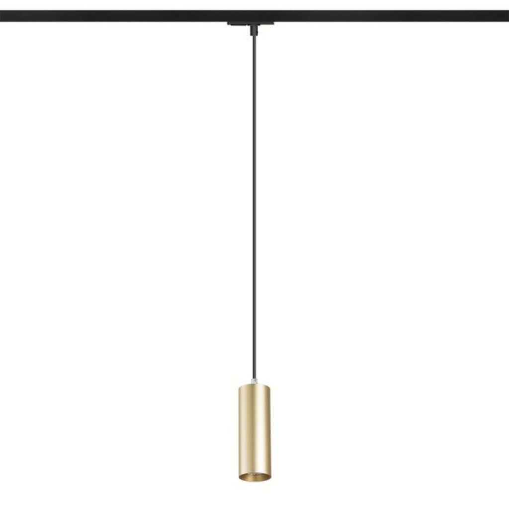 RED - DESIGN RENDL RENDL MAVRO für einphasige Schienen, hängend, goldfarben, 230 V, LED, 12 W, 38°, 3000 K, R13981
