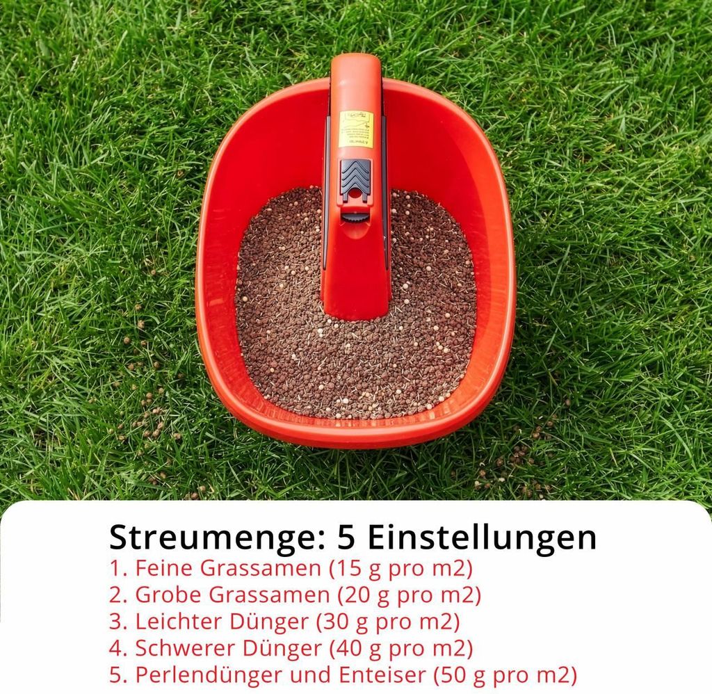 Grafner Handstreuer Samenstreuer elektrisch Streusalz,