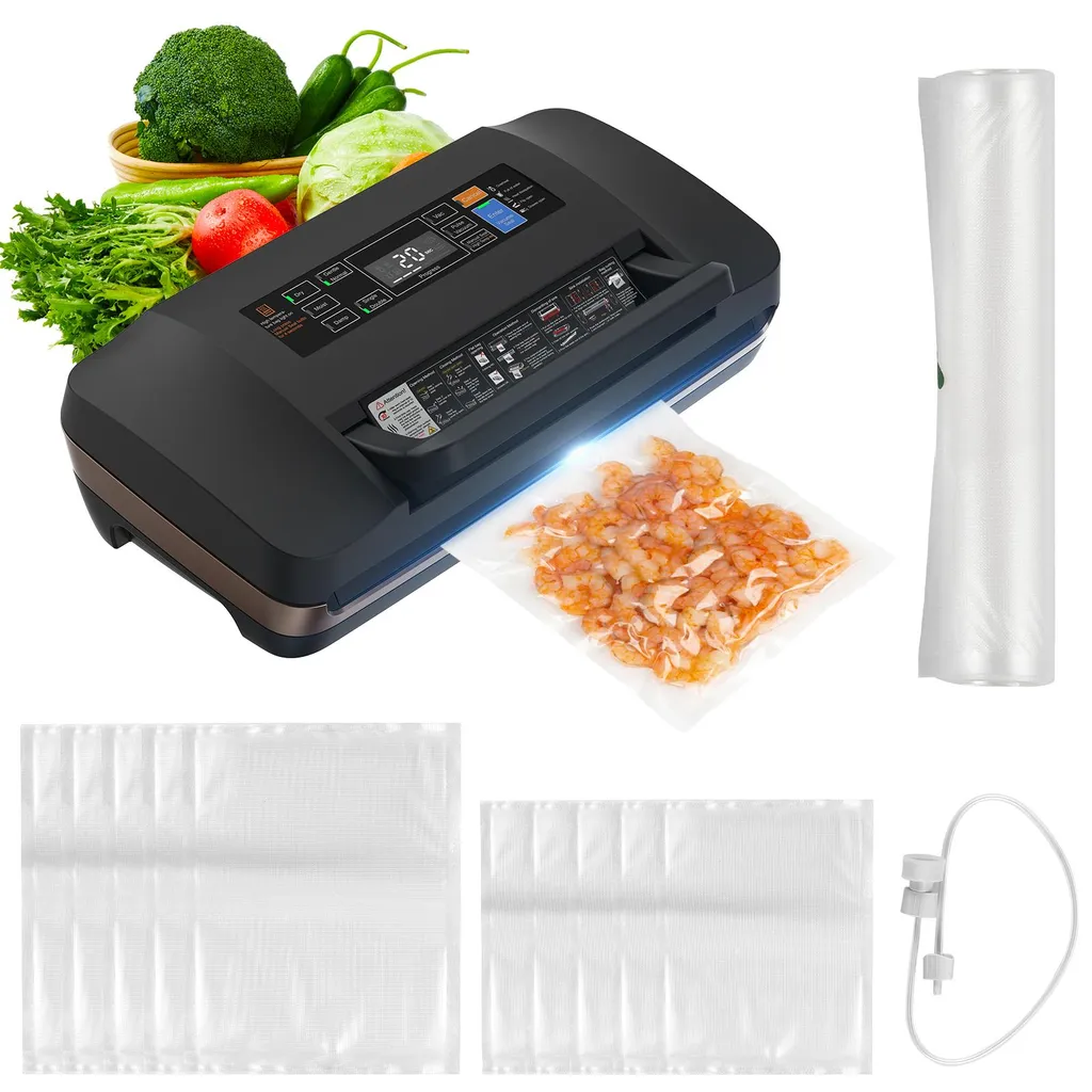 Machine sous vide 85kPa avec tuyau externe et 10 sacs de soudure
