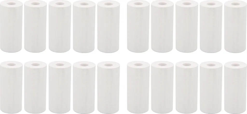 20 Rotoli Carta Termica 57x25 mm - Accessori Mini Print Alta Resa