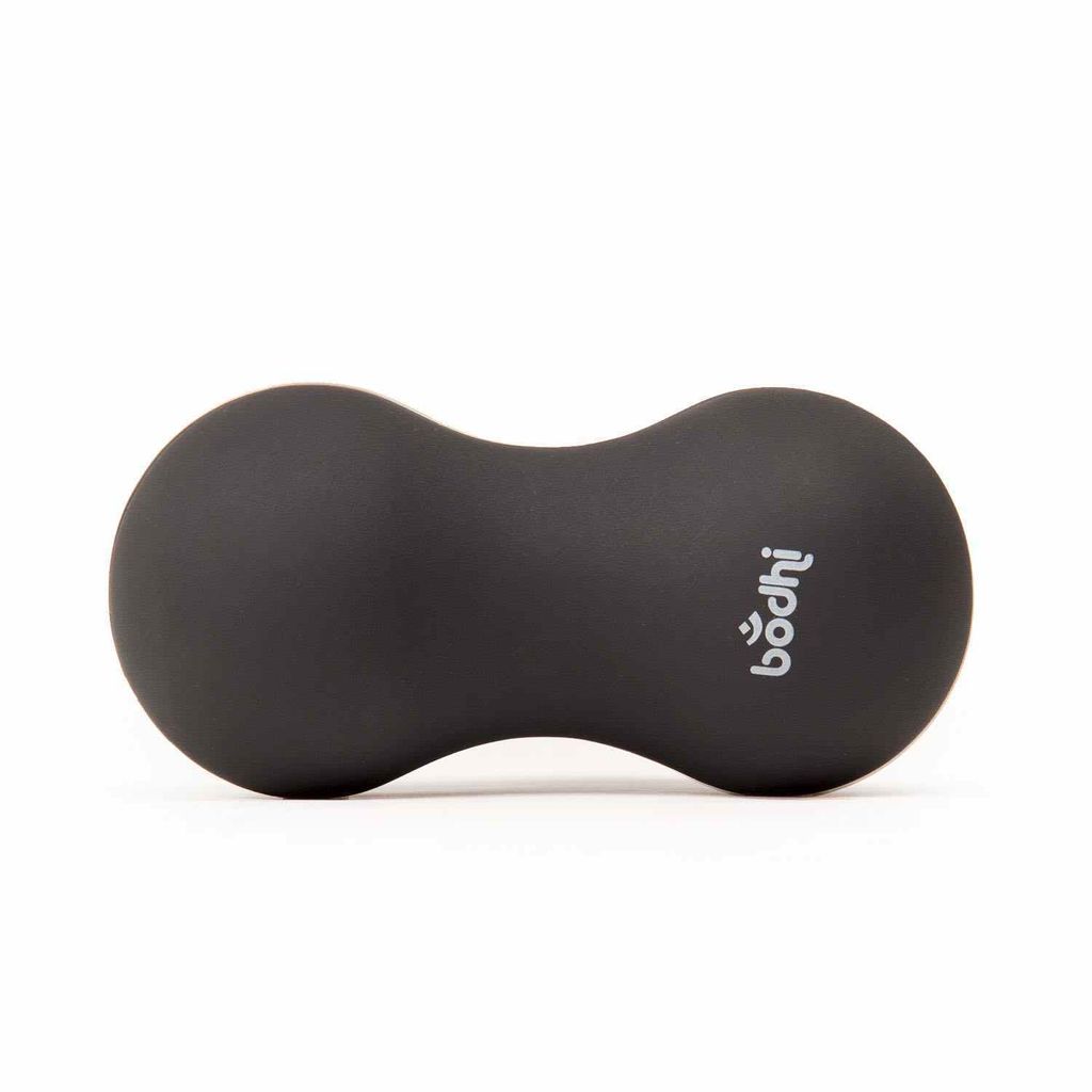 Massageball schwarz Duo-Ball 13,5 cm, wirbelsäulenschonend, Produktbild 