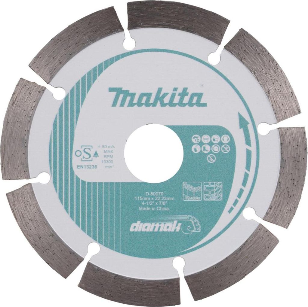 Makita D-80070 Diamantscheibe 115x22,23 DIAMAK