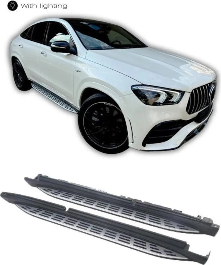 Marchepieds Mercedes GLE Coupé C167 avec Éclairage LED Intégré Luxe