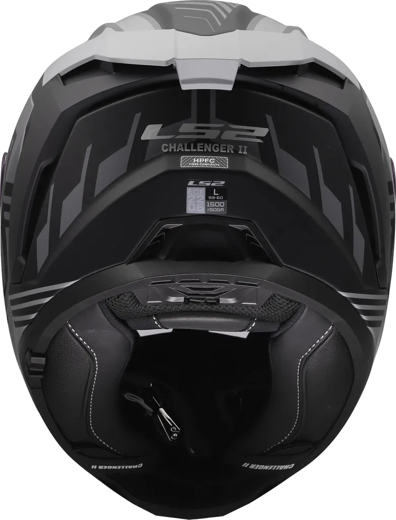 Casque intégral touring LS2 FF817 Challenger II Dravix Gris de taille L