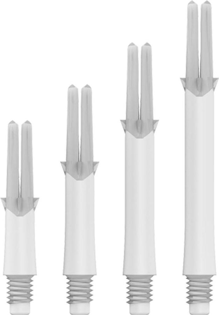 L-Style Shafts - Lock Straight Shaft viele Designs L Style Dart lstyle Dartshaft Design Milky White Länge Short 190 = 19mm