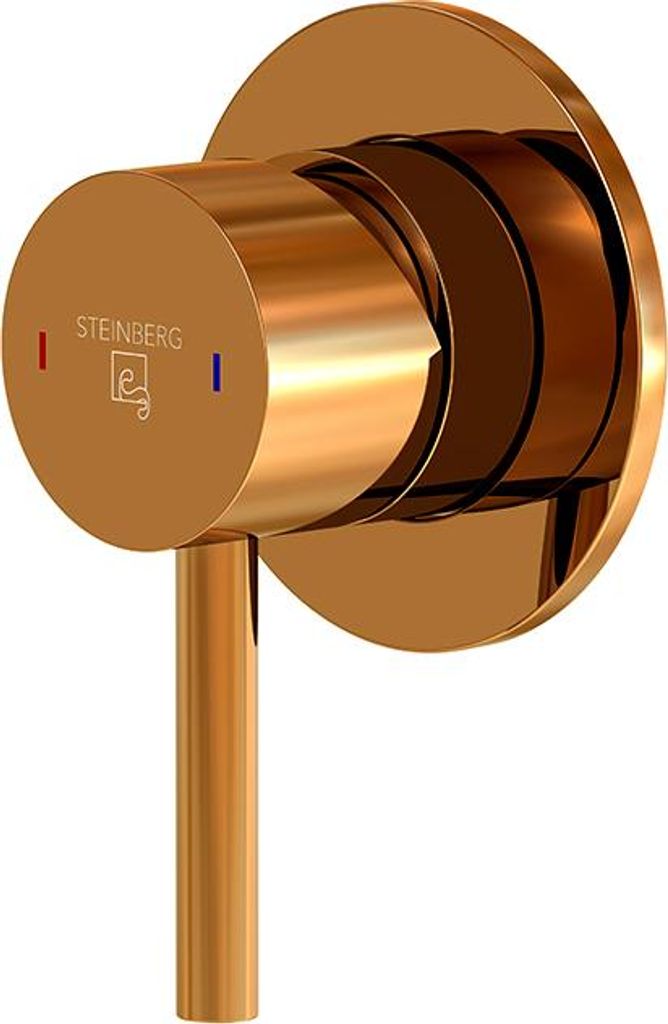 Steinberg Serie 100 Wannen-/Brausearmatur, Unterputz-Einhebelmischer, 1 Verbraucher, 1002250RG