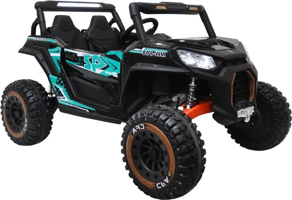 Buggy à piles NEL-913 Noir 4x4 24V : Voiture électrique enfant puissante