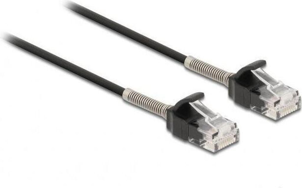 DELOCK Kabel RJ45 Stecker zu RJ45 Stecker mit Knickschutz