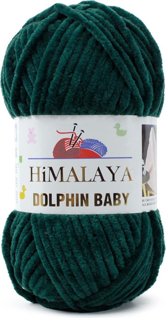Himalaya Dolphin Baby Wolle 362, Flaschengrün, 100g/120m, Produktbild 