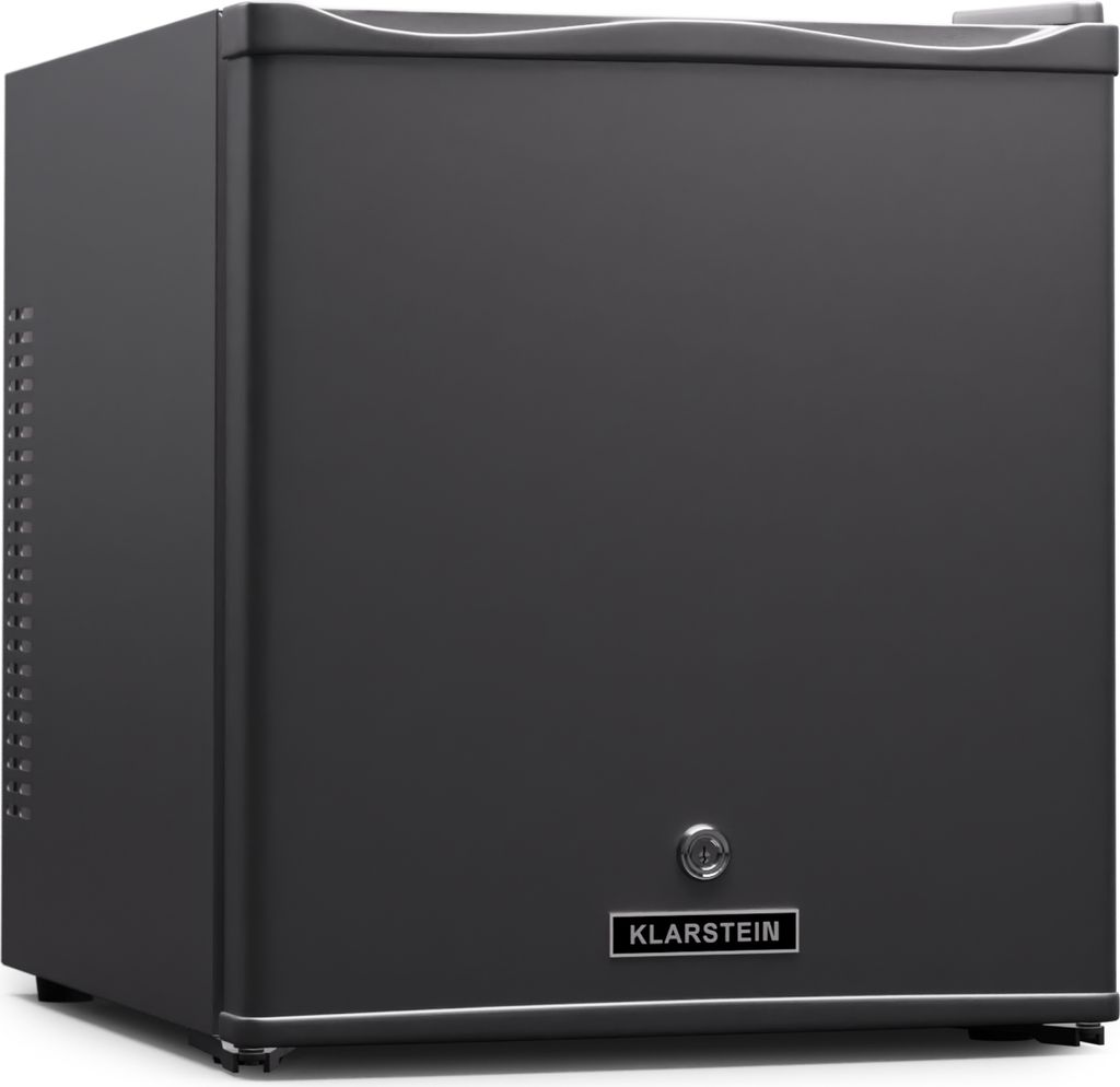 Klarstein Kühlschrank - mit Glastüre, 28L Mini-Kühlschrank für Getränke & Snacks, Kühlschrank Klein & Leise, Verstellbare Ablagen, Schloss, w...