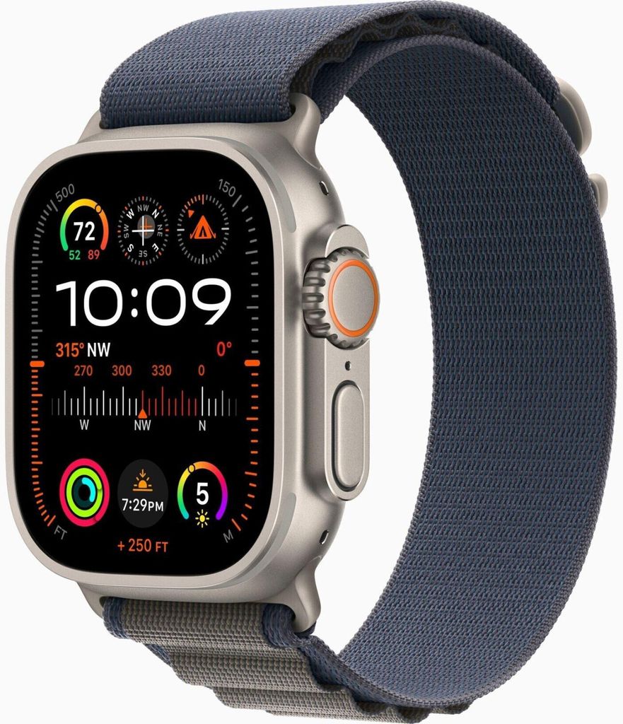 Apple Watch Ultra 2 , OLED, Touchscreen, 64 GB, GPS, 61,4 g Produktbild 