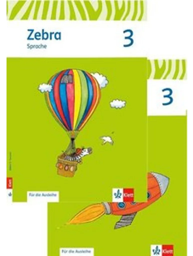 Zebra Paket 3 Edition Neubearbeitung Cahier Sprache et Lesen Robustes