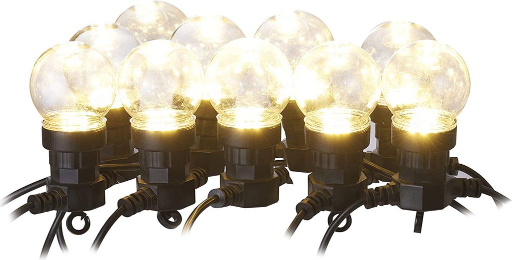 EMOS LED vonkajšie reťaz - 10x párty žiarovky, 5m teplá Obrázok produktu 