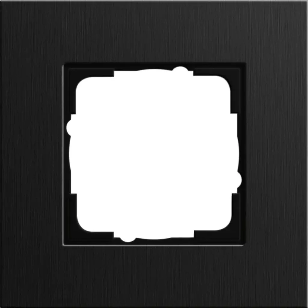 Cadre de finition Gira noir 0211126 pour System 55 - Design Moderne