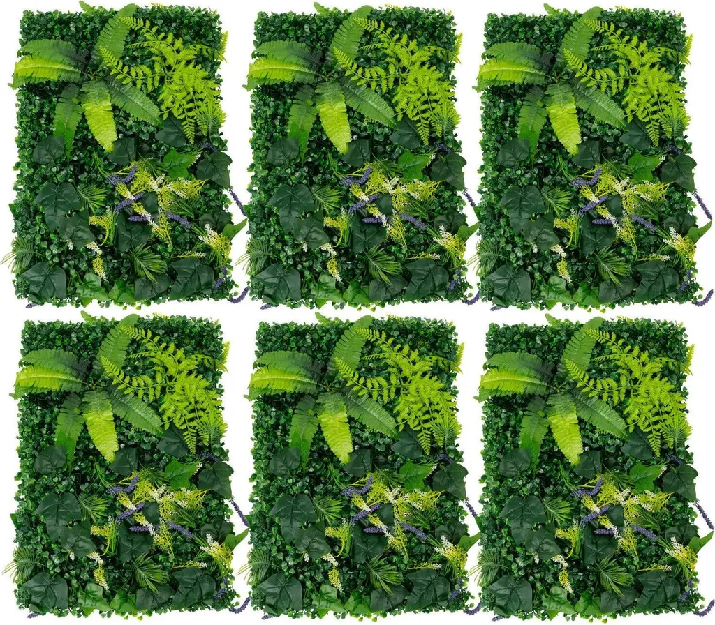 Mur végétal artificiel écologique vert 100x100cm haute densité