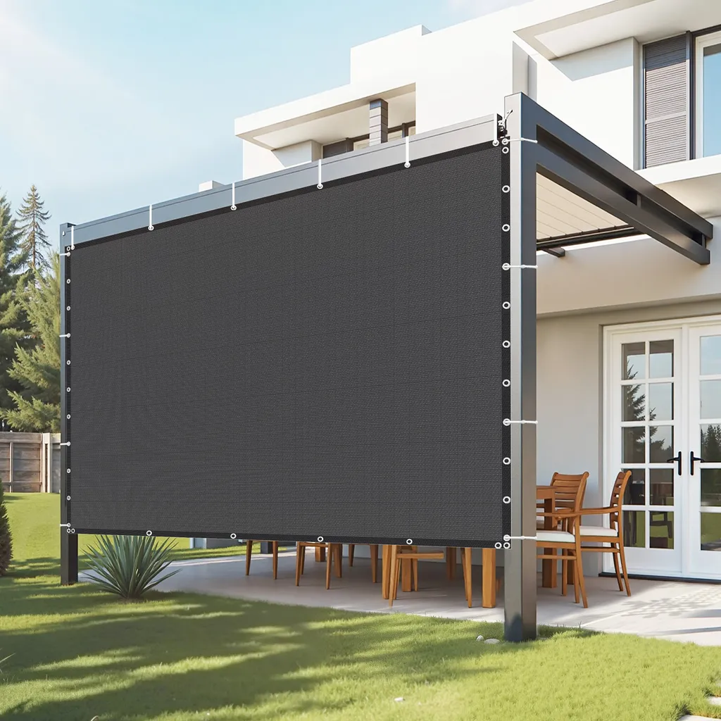 Tenda da Sole VEVOR Premium 3x3m Nera - Ombra 90% HDPE Traspirante