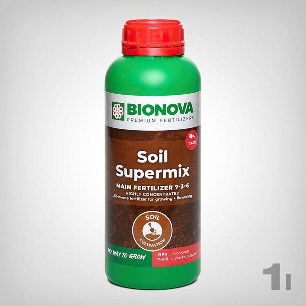 Nova Soil SuperMix 1L N-P-K Dünger für Erde | Optimale Pflanzennahrung für gesundes Wurzelwachstum