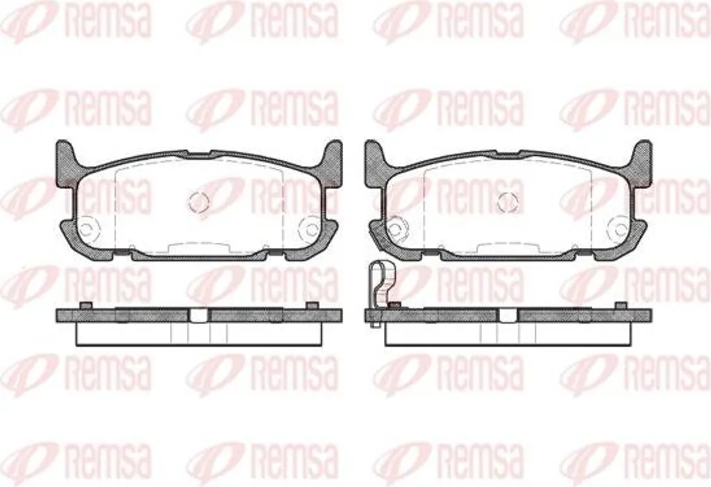 Plaquettes de frein pour MX-5 : Entretien freinage REMSA OE NCY32643Z