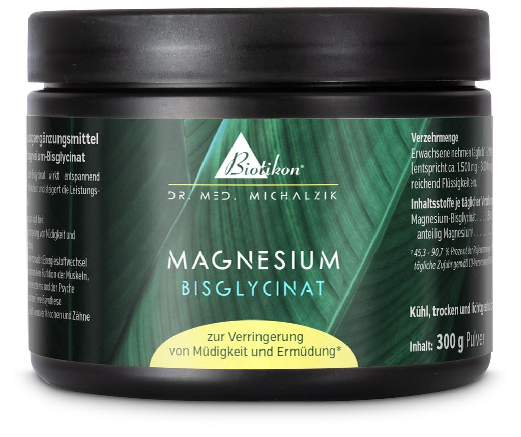 Magnesium Bisglycinat Pulver nach Dr. med. Michalzik von BIOTIKON