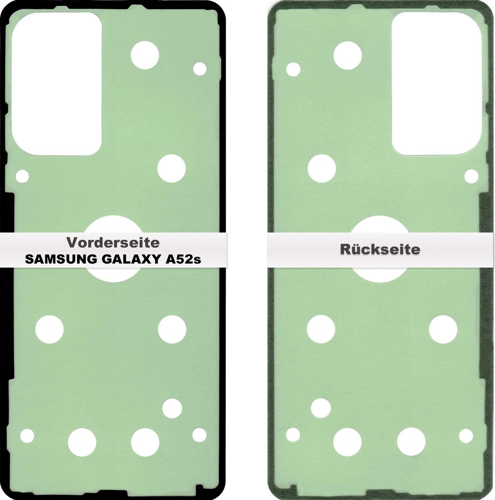 Samsung Galaxy A52s 5G A528 Akkudeckel Klebefolie Kleber Produktbild 