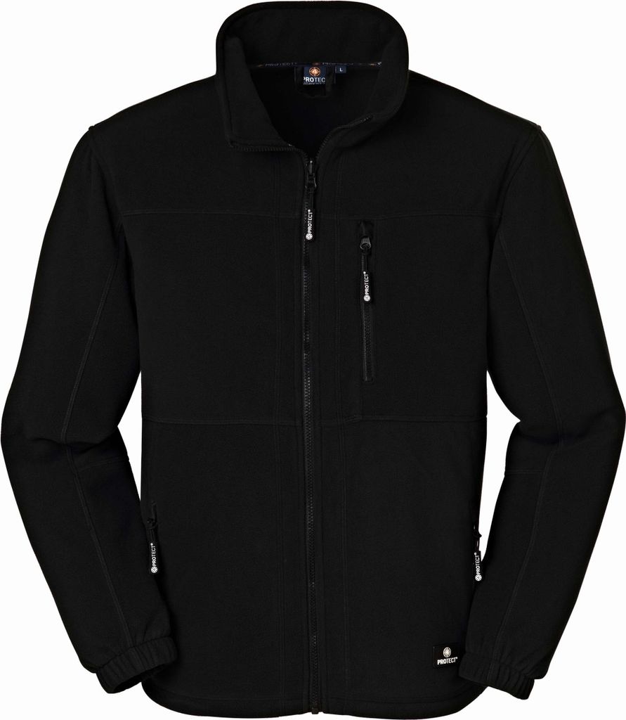 4PROTECT® Fleecejacke DALLAS, Schwarz XL Produktbild 