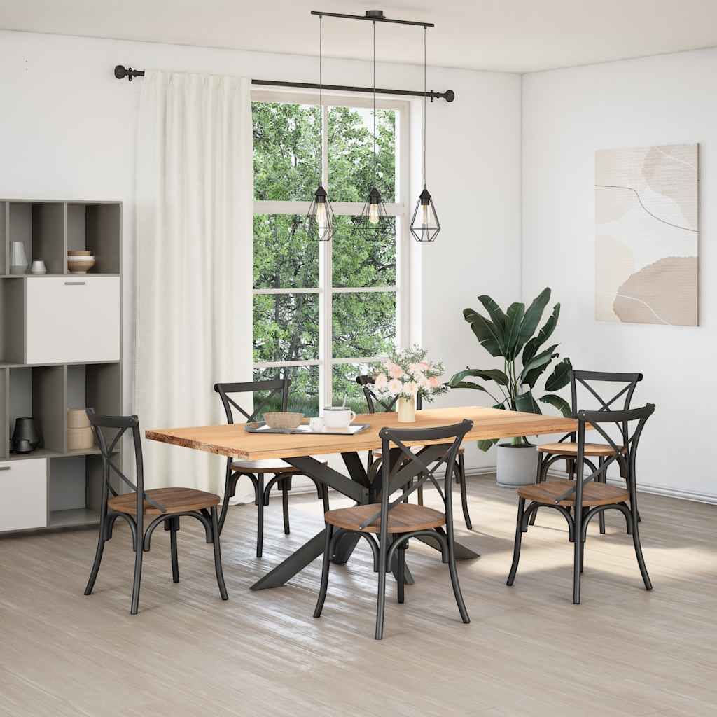 "Winter Sale"Esstischbein in Spinnenform Anthrazit 150x78x(72-73) cm Stahl - Tischbeine - clorisNeu9944393