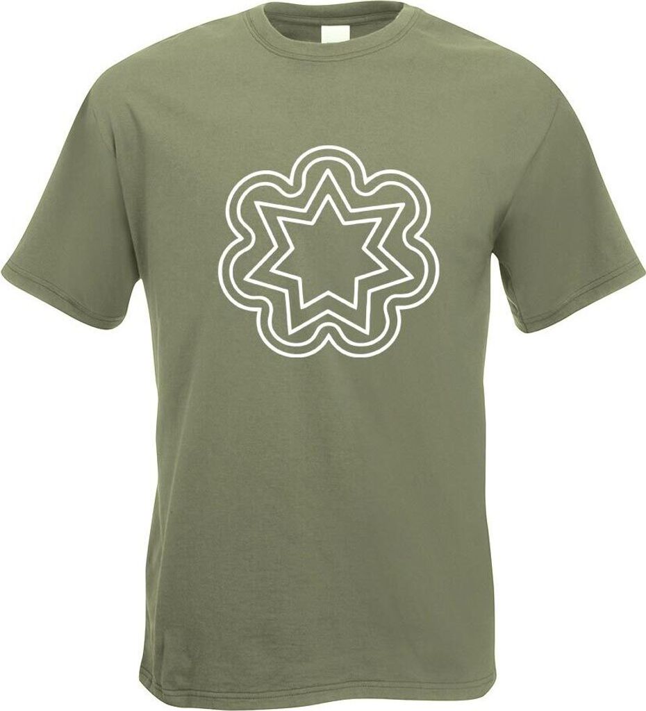 Kiwistar - T-Shirt - Olive - solavana - SOL'A'VANA Motiv Bedruckt Funshirt Design Print - mit Motiv Bedruckt - Funshirt Design - Sport - Freizeit -...