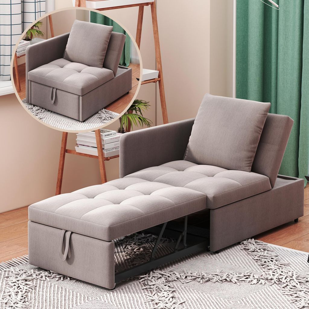 Merax Schlafsofa 3-in-1 mit verstellbare Rückenlehne, , Produktbild 