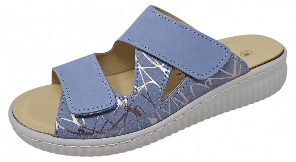 Belvida Pantolette Blau Produktbild 