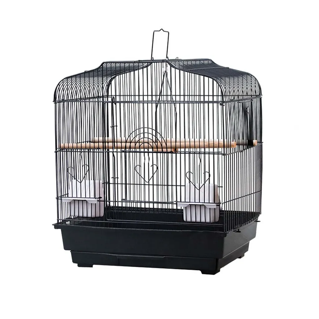 Petite volière d'intérieur et cage de transport pour canari et perroquet